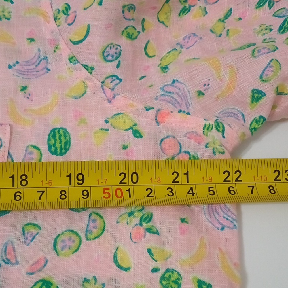 Lilly Pulitzer Juicy Fruit Linen Shirt - Picture 9 of 12